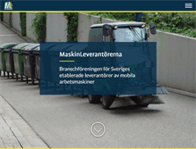 Tablet Screenshot of maskinleverantorerna.se